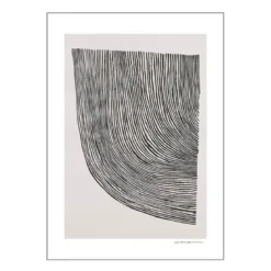 The Poster Club x Leise Dich Abrahamsen poster 50x70 cm curves black