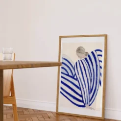 The Poster Club x Sofia Lind poster 50x70 cm blue stripe at concorde