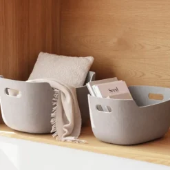 Tidy oppbevaringskurv 48x35x23 cm tin