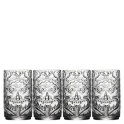 Tiki cocktailglass 45 cl 4 stk klar