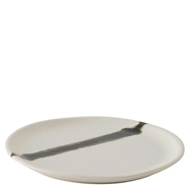 Toledo asjett 17,5 cm hvit/svart/grønn
