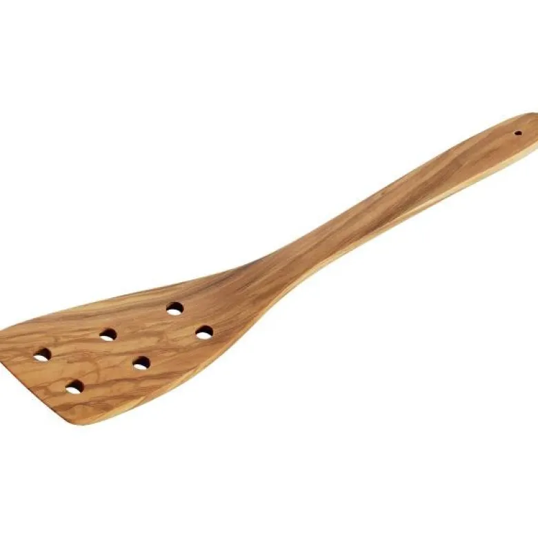 Toscana stekespade med hull 30 cm oliventre