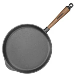 Traktørpanne 28 cm med valnøtt håndtak