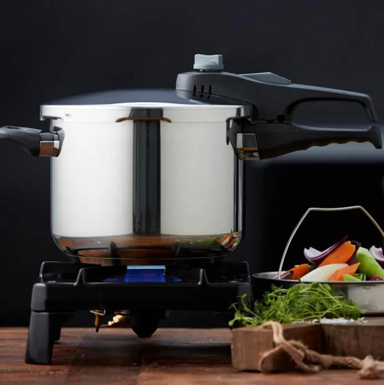 Trykkoker 6L med løs kurv/innsats
