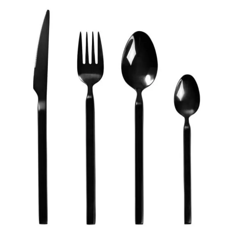 Tvis bestikksett 16 deler titanium black