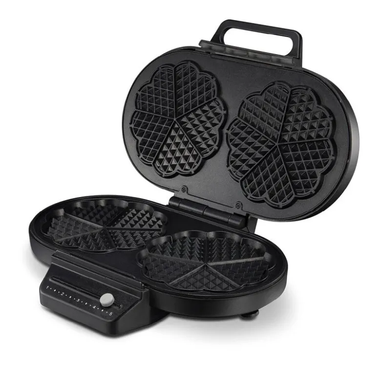 Ultimate vaffeljern dobbel 1200W svart