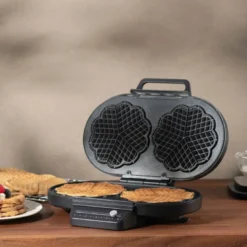 Ultimate vaffeljern dobbel 1200W svart