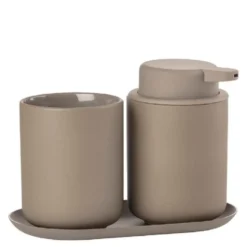 Ume baderomssett 3 deler taupe
