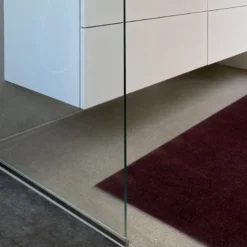 Unicolor gulvmatte 120x67 cm bordeaux