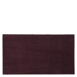 Unicolor gulvmatte 120x67 cm bordeaux