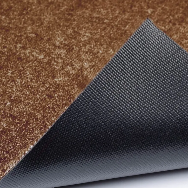 Unicolor gulvmatte 200x90 cm cognac