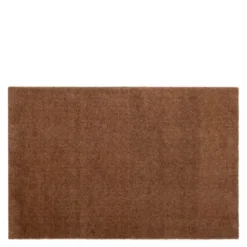 Unicolor gulvmatte 90x60 cm cognac