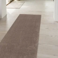 Unicolor gulvmatte 200x90 cm sand/beige