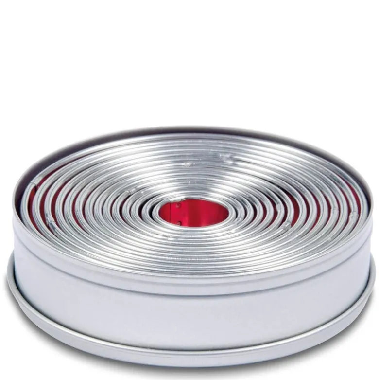 Uttstikkersett runde 14 stk 2,5–11 cm