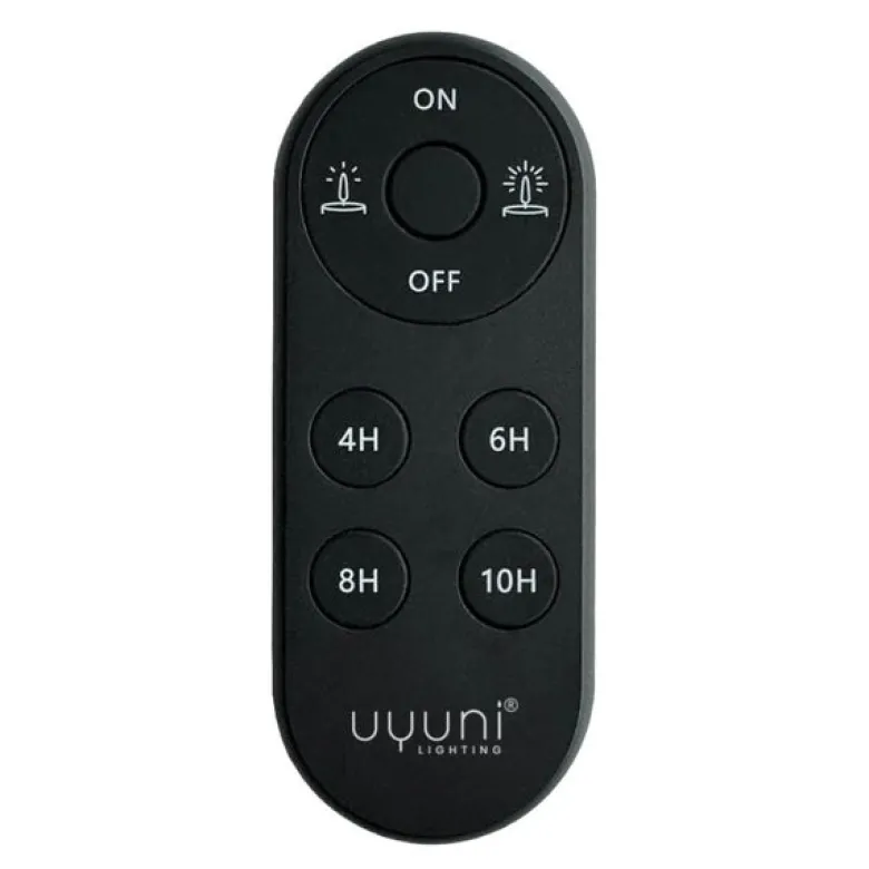 Uyuni fjernkontroll til LED-lys oval svart