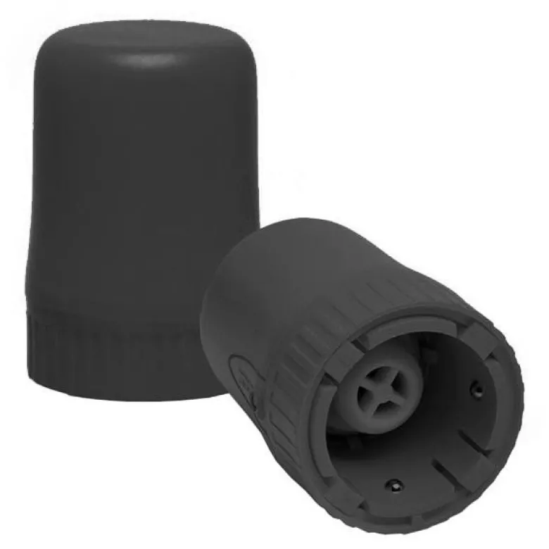 Vakuumpumpe + sparkling wine saver svart