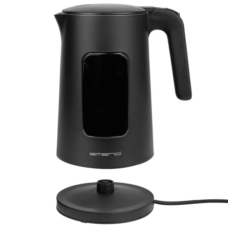 Vannkoker med termostat 1,7L svart