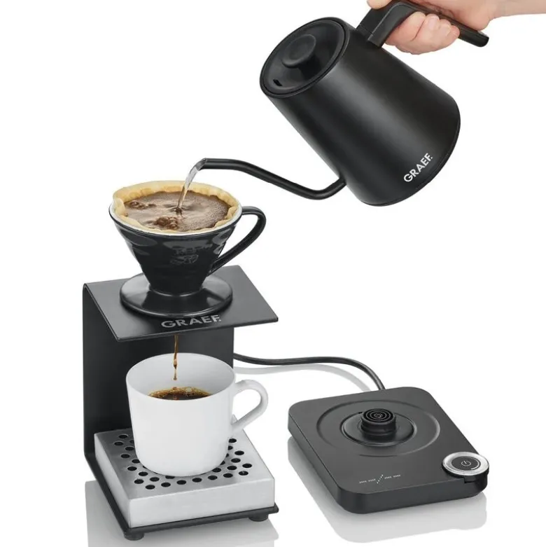 Vannkoker pour over GK502 0,9 L 1200W matt svart