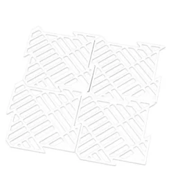 Vaskematte 16x16 cm hvit