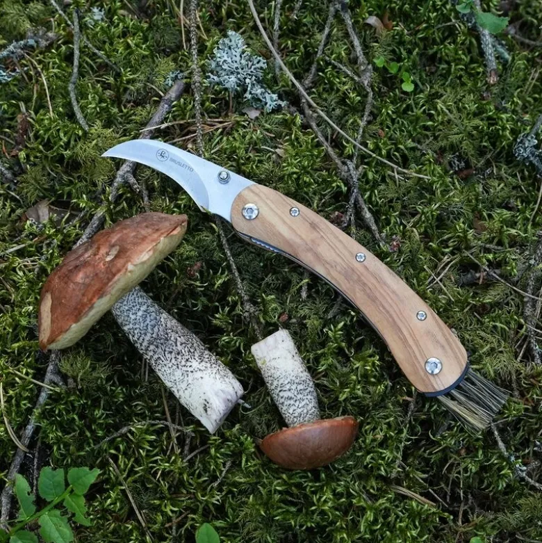 Vedalen soppkniv oliventre/børstet