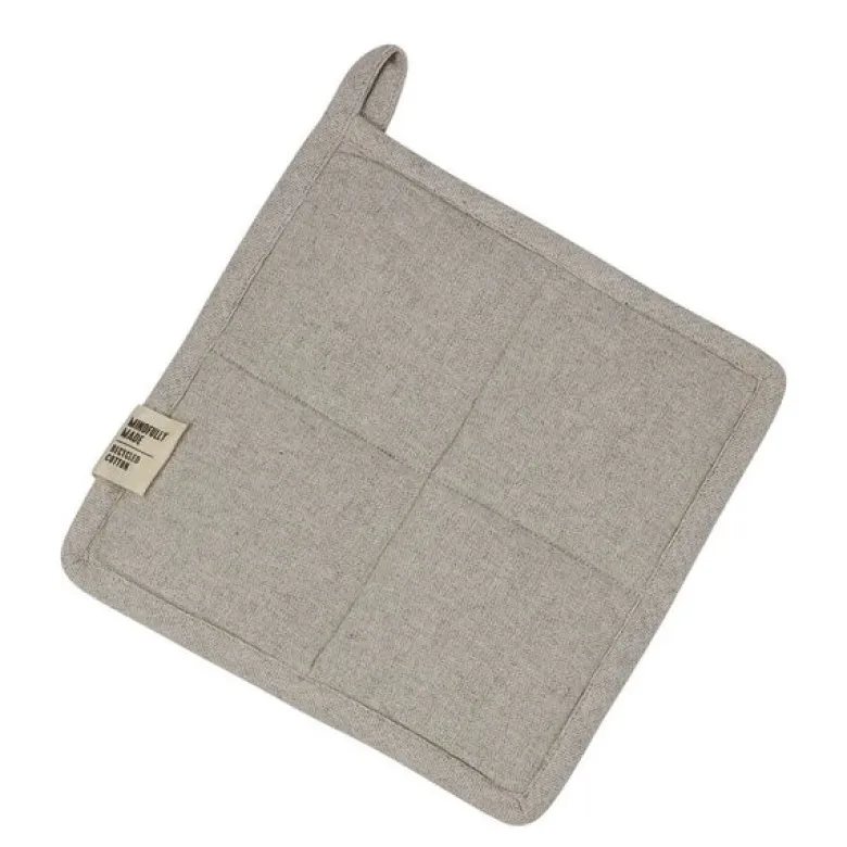 Vide grytelapp 20x20 cm lin