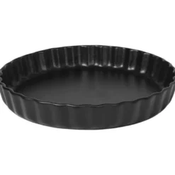 Vig ovnfast tertefat 29x4,5 cm antikk svart