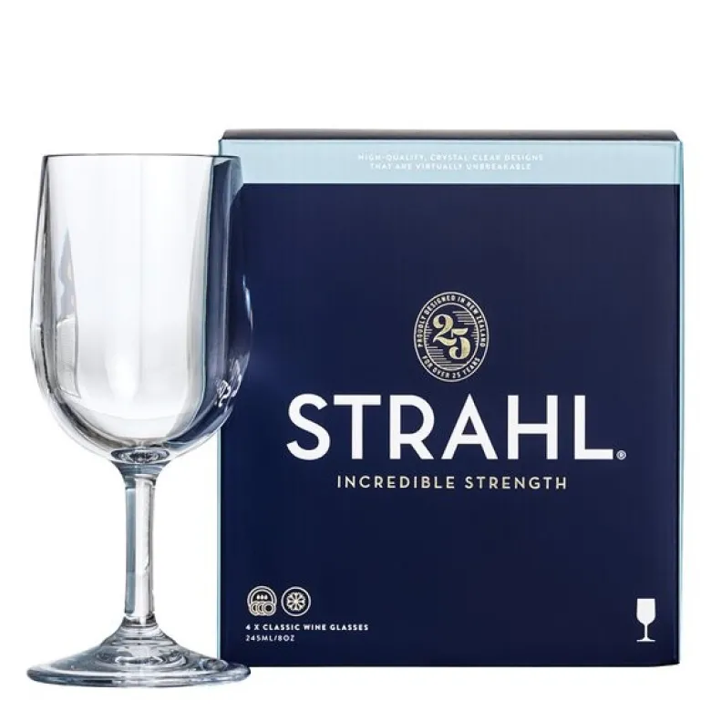 Vinglass 24,5 cl 4 stk polykarbonat