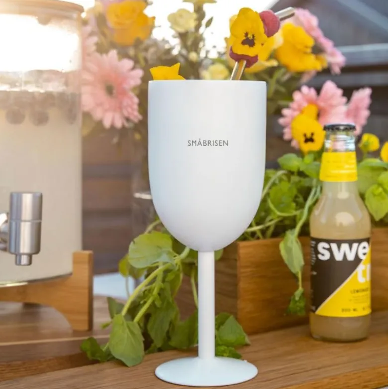 Vinglass termo SMÅBRISEN 40 cl hvit