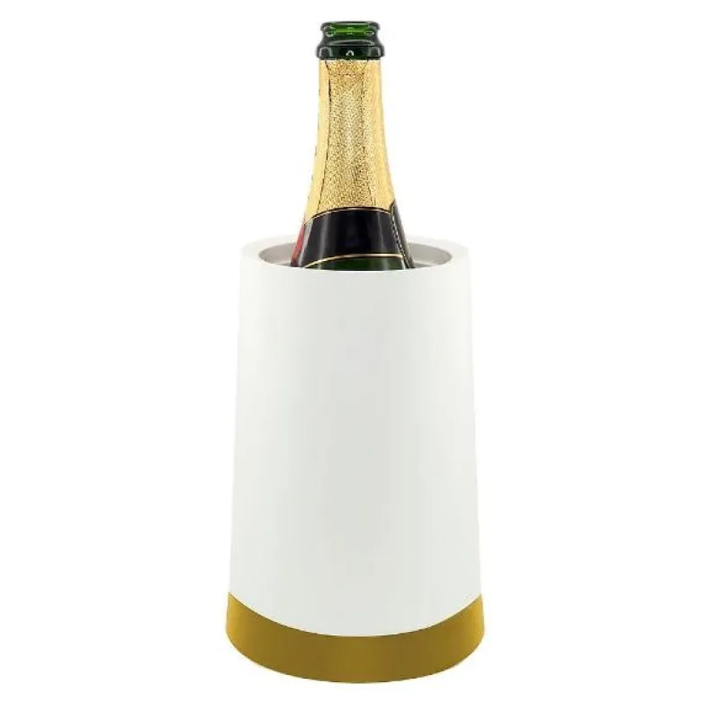 Vinkjøler med separat gel hvit/gull