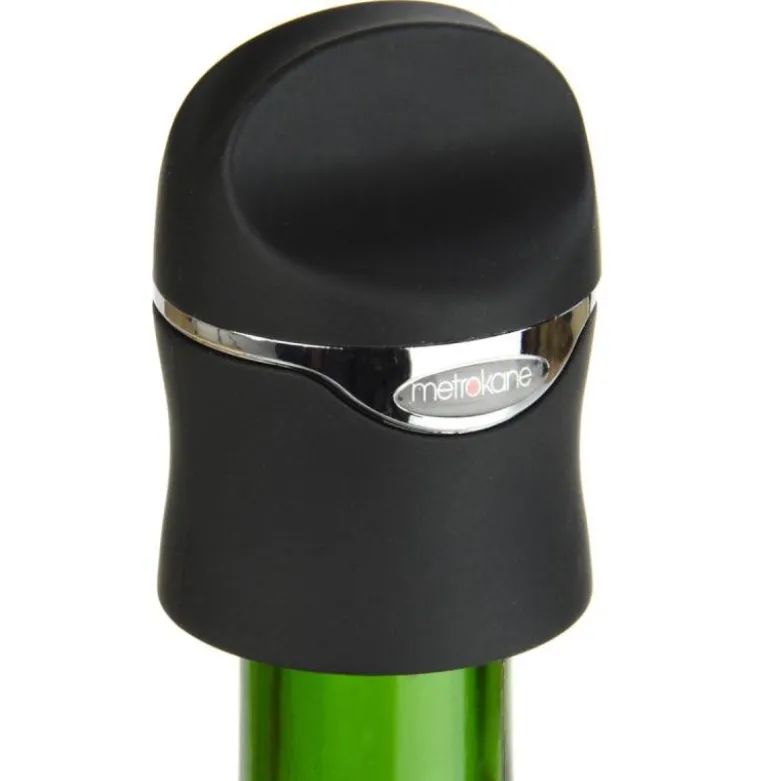 Vin- og champagnestopper svart