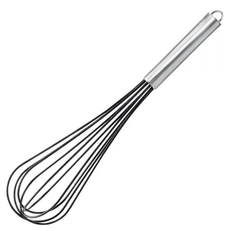 Visp m/belegg 30 cm rustfritt stål