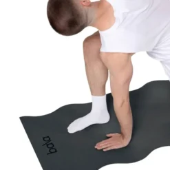 Wavy Mat treningsmatte 5 mm 183 cm kullgrå