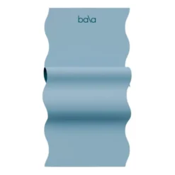 Wavy Mat treningsmatte 5 mm 183 cm lyseblå