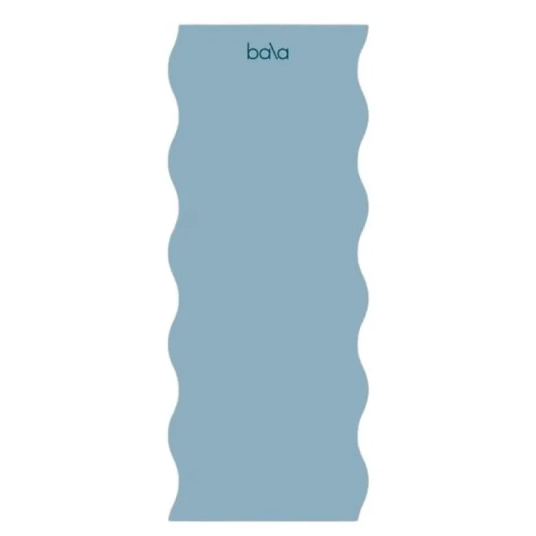 Wavy Mat treningsmatte 5 mm 183 cm lyseblå