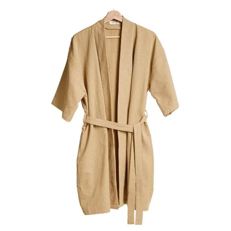 Wellness badekåpe S/M khaki