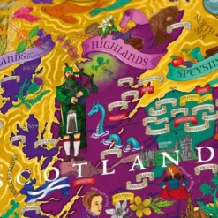 Whiskypuslespill Skottland