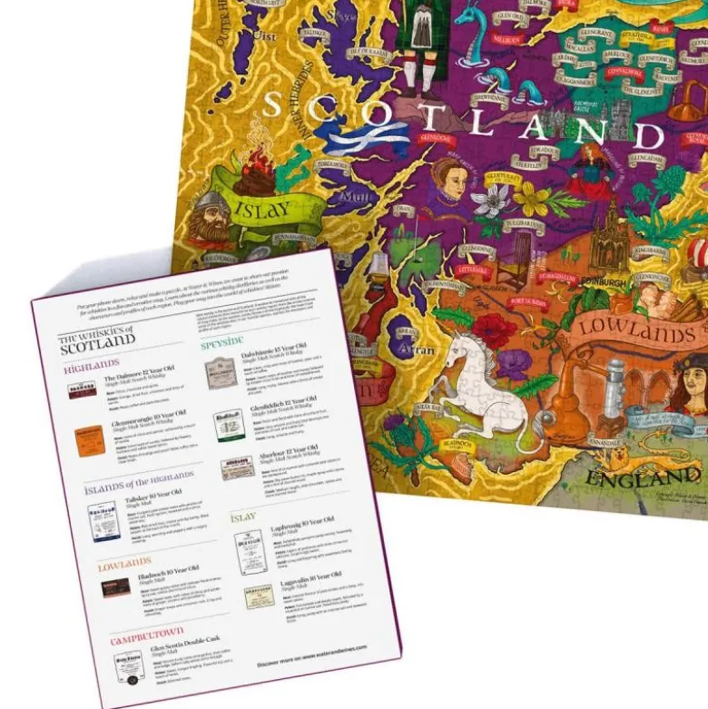 Whiskypuslespill Skottland