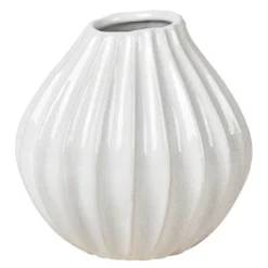 Wide vase S 15x15 cm Ivory