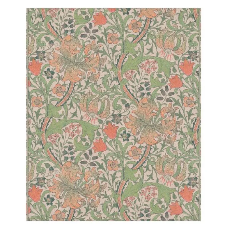 William Morris Golden lily pledd 140x170 cm gul