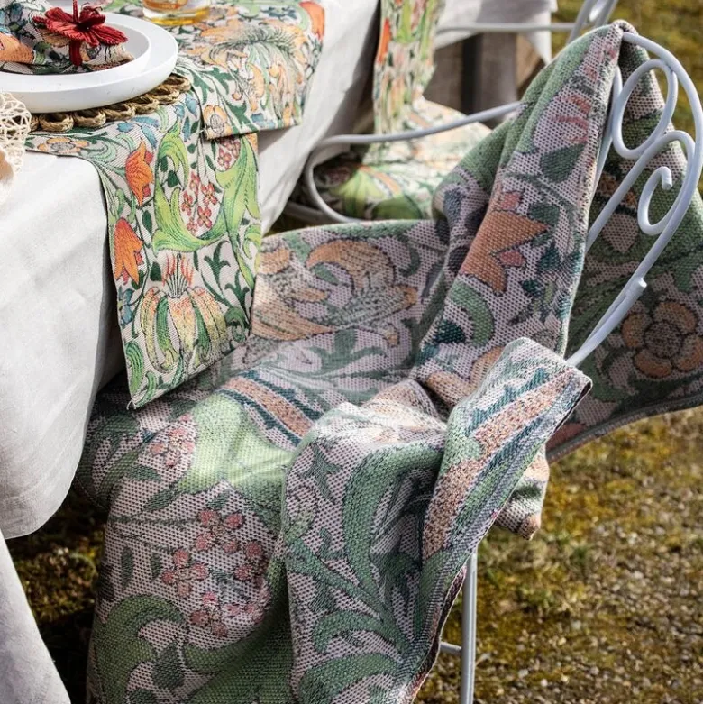 William Morris Golden lily pledd 140x170 cm gul