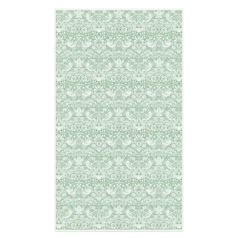 William Morris Strawberry Thief duk 150x250 cm grønn