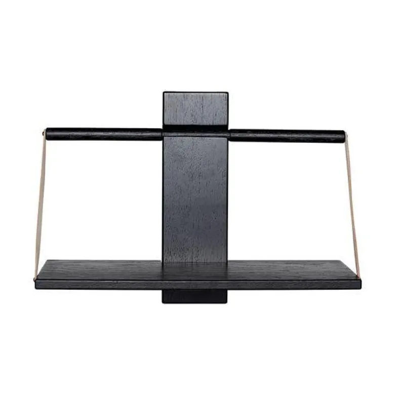 Wood wall hylle 45x20x32 cm svart