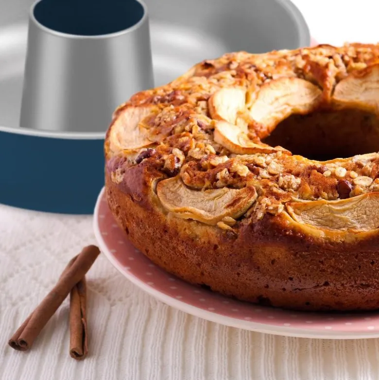 Xbake kakeform m/ kjegle 25 cm blå