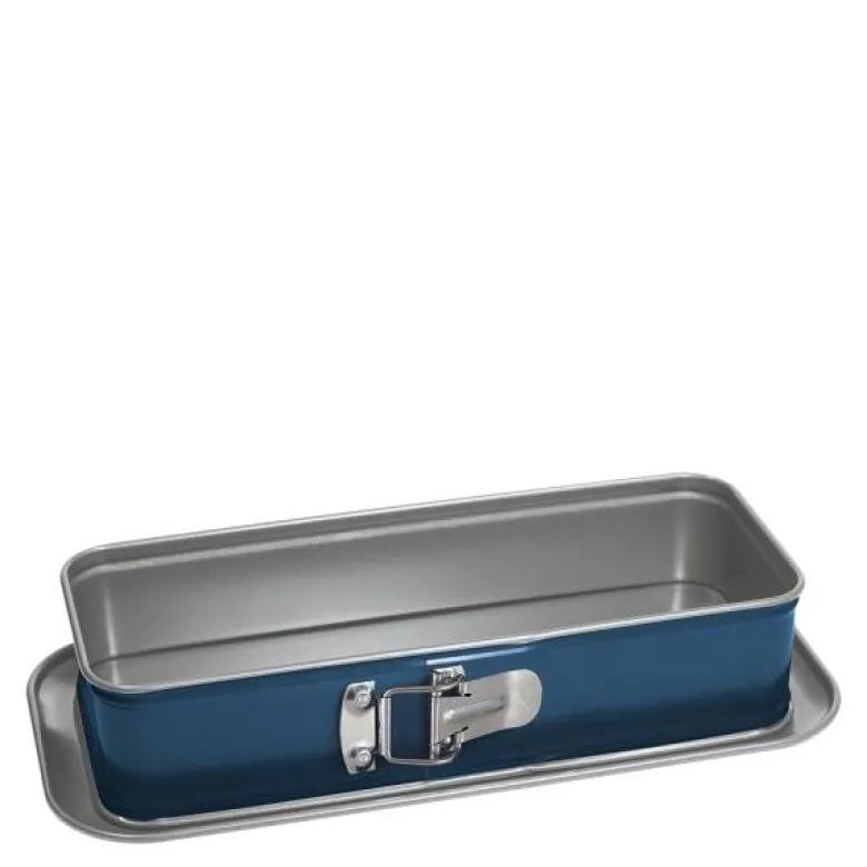 Xbake springform rektangulær 30 cm blå