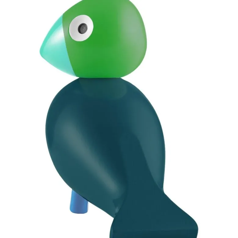 Year Bird 2026 Birk 12,5 cm mørk grønn