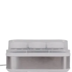 Yoghurtmaskin JM2 2,5L med glassbeholder 12 stk rustfritt stål/hvit