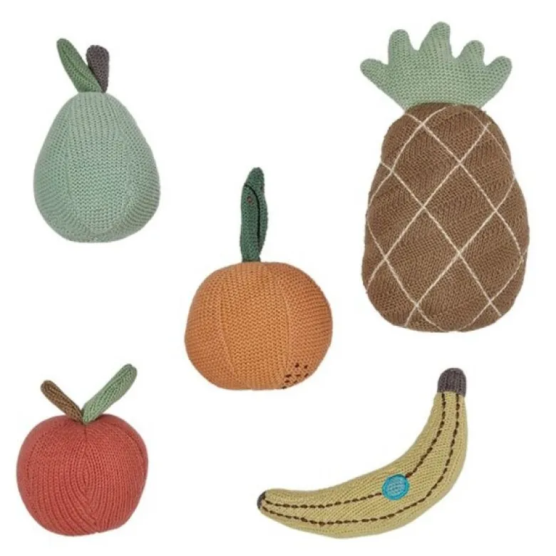 Yummy mini frukt 12x12 cm Multi